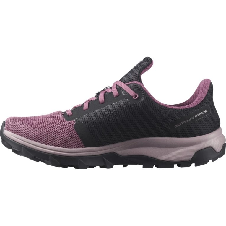 Tenis Senderismo Salomon Outbound Prism GTX Mujer Negros Morados | MX QUZB046